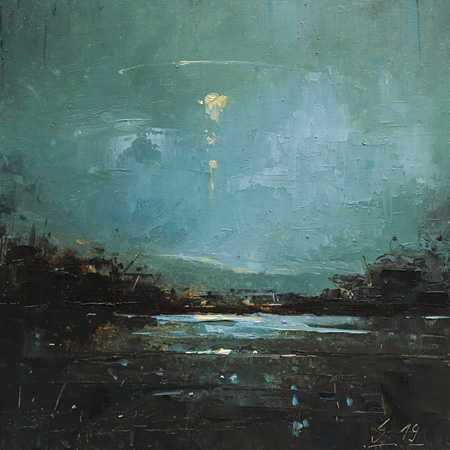 010-Etueden-Nachts-II-2019-Oel-Kt-18x18cm