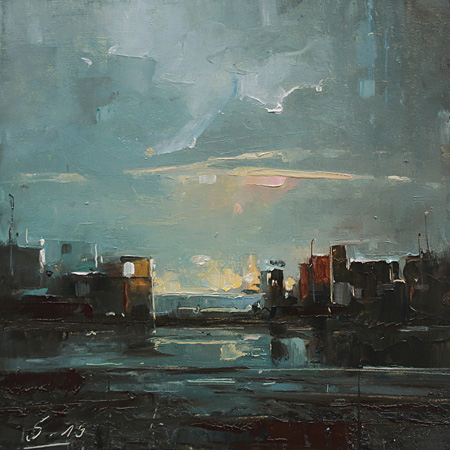 014-Etueden-Foerde-2019-Oel-Kt-18x18cm