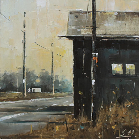 021-Etueden-Am-Strassenrand-2019-Oel-Kt-18x18cm