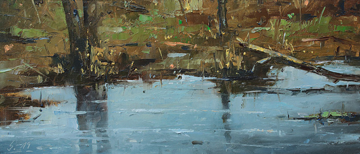 113-Etueden-Am-Bach-II-2019-Oel-Lw-Holz-15x35cm