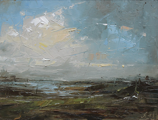 124-Etueden-Worpswede-Himmel-IV-2019-Oel-Lw-Holz-19x25cm