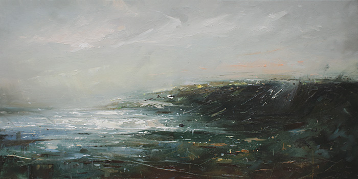 132-Etueden-Komposition-Kueste-VI-2019-Oel-Lw-40x80cm