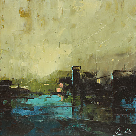 137-Etueden-Kueste-IX-2020-Oel-Kt-17x17cm