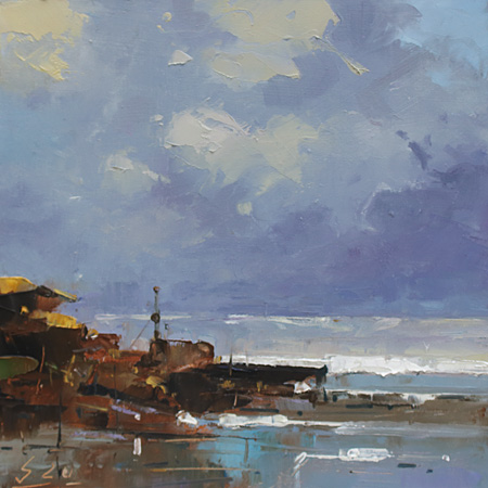 148-Etueden-Kueste-XX-2020-Oel-Kt-17x17cm