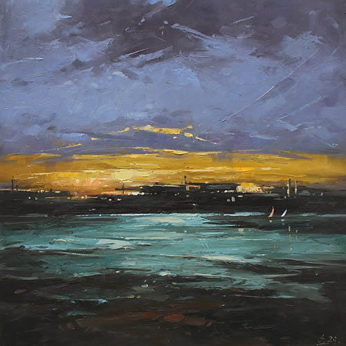 168-Etueden-Kuste-XXVII-2020-Oel-Lw-50x50cm