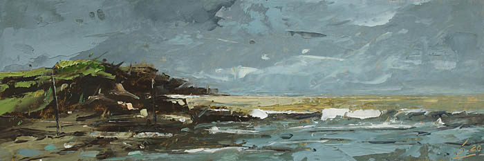 237-Etueden-Kueste-XXXI-2020-Oel-Kt-10x30cm