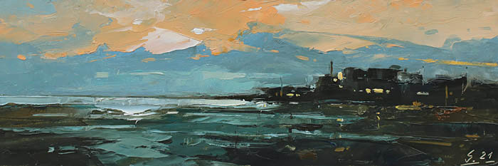 242-Etueden-Kueste-XXXVI-2020-Oel-Kt-10x30cm