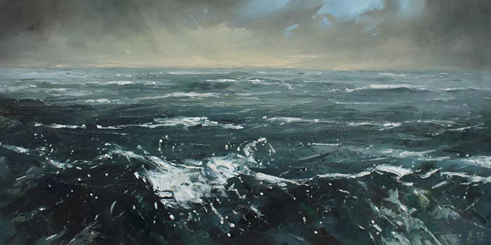 318-Etueden-Wellen-XIX-2023-Oel-Lw-40x80cm