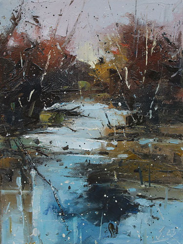 328-Etueden-Am-Wasser-IV-2023-Oel-Lw-24x18cm