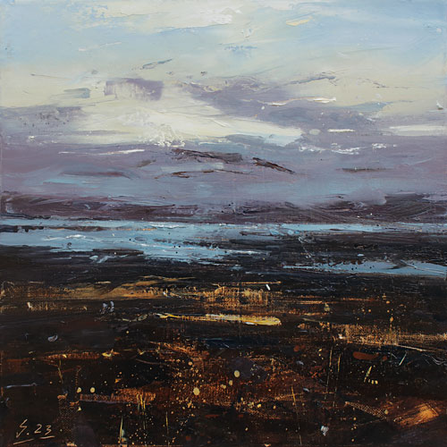 347-Etueden-Am-Wasser-XXIII-2023-Oel-Lw-30x30cm