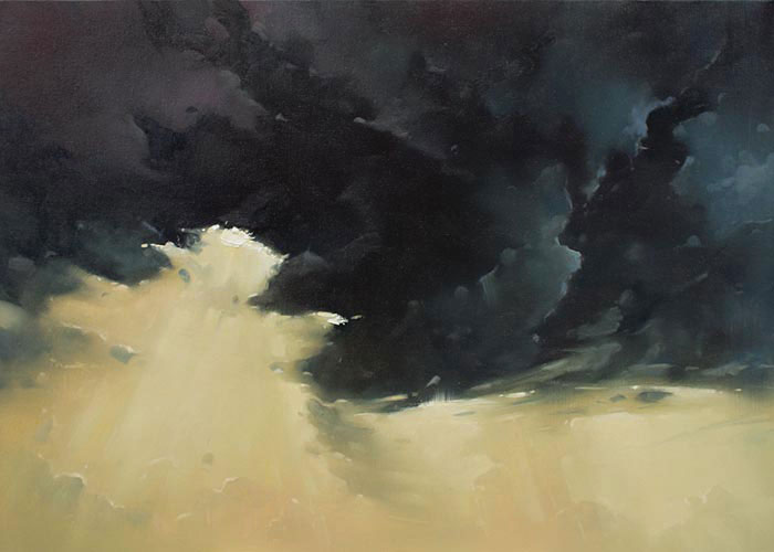 361-Etueden-Wolken-XII-2023-Oel-Lw-50x70cm