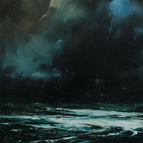 394-Etueden-Seestueck-XVII-2024-Oel-Lw-40x40x4cm