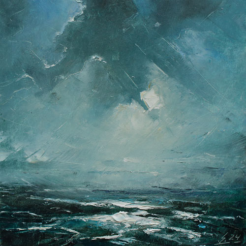 412-Etueden-Seestueck-XXI-2024-Oel-Kt-20x20cm