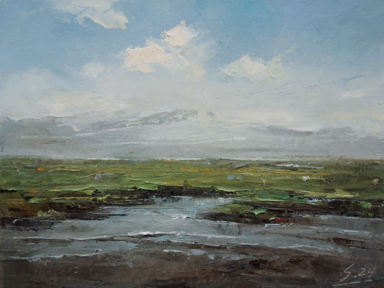 421-Etueden-Kueste-LXIII-2024-Oel-Kt-18x24cm