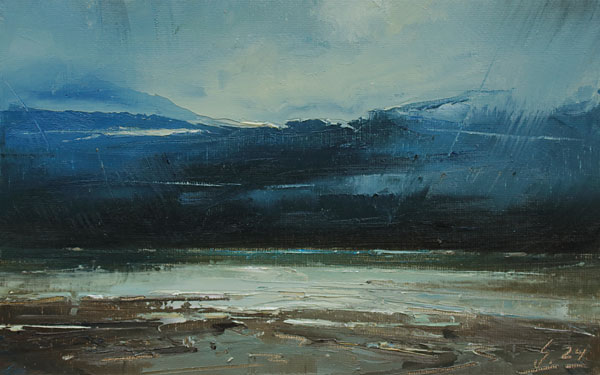 437-Etueden-Kueste-LXV-2024-Oel-Lw-Kt-15x24cm