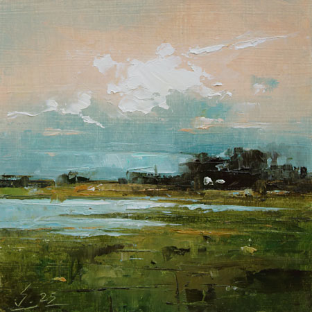 088-Landschaft-Suite-2025-Oel-Kt-13x13cm