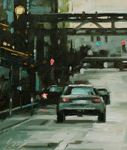 365-Stadtszenen-Wand-063-2025-Oel-Kt-13x11cm