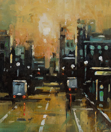 366-Stadtszenen-Wand-064-2025-Oel-Kt-13x11cm