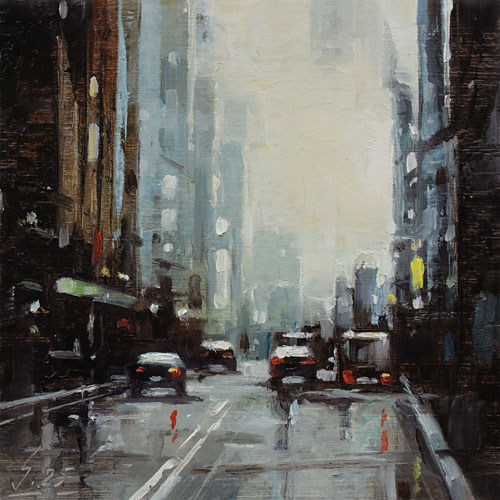 376-Stadtszenen-Wand-074-2025-Oel-Kt-13x13cm