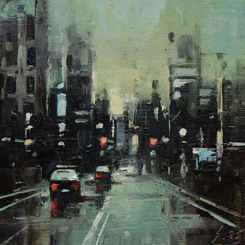390-Stadtszenen-Wand-088-2025-Oel-Kt-13x13cm