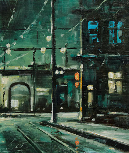 396-Stadtszenen-Wand-094-2025-Oel-Kt-13x11cm