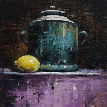 092-Steintopf-mit-Zitrone-2025-Oel-Kt-14x14cm