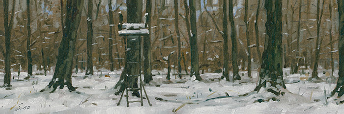 031-Wald-im-Winter-2010-Oel-Lw-Holz-10x30cm